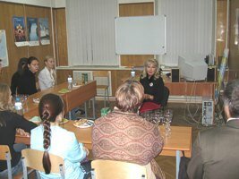 Charla en el Instituto de Espanol, San Petersburgo.